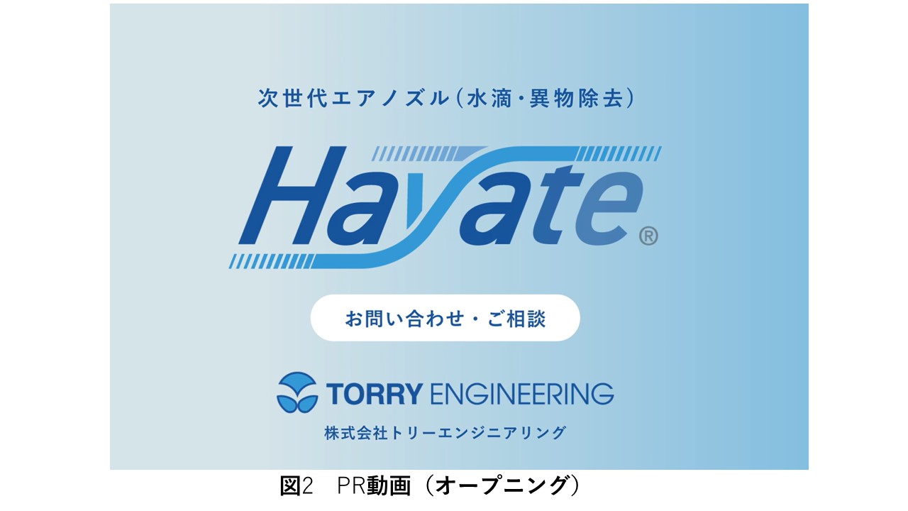 特殊エアーノズル“Hayate”の販路開拓